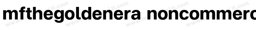 mfthegoldenera noncommercial light字体转换
